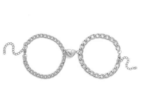 2 unids/set pulseras de pareja magnéticas